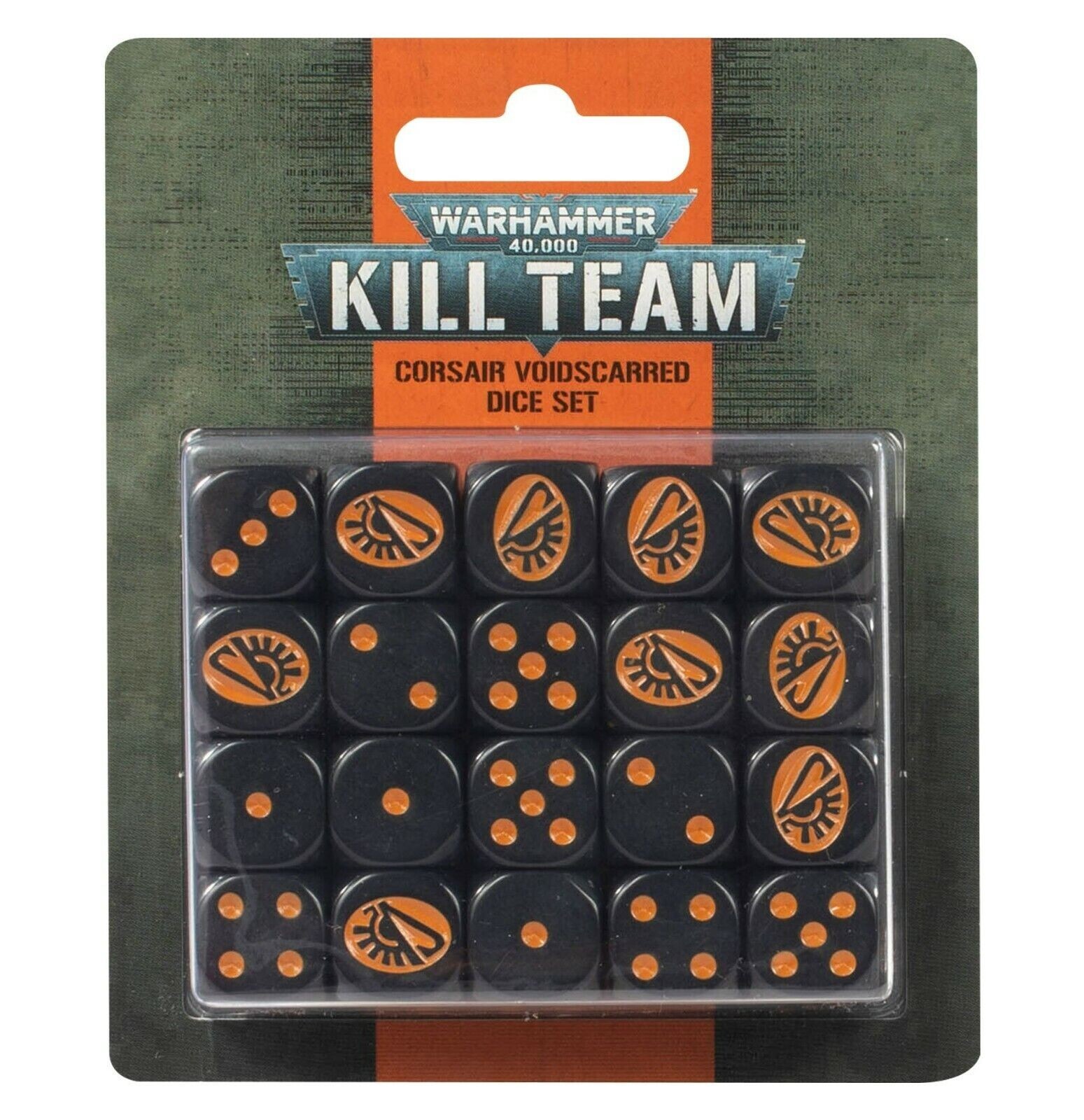 Corsair Voidscarred Dice set Warhammer 40k Dices  - new in box