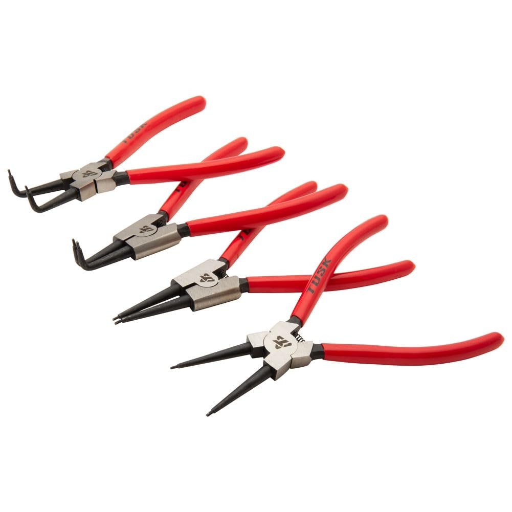 Tusk BGCP4PCS Heavy Duty Snap Ring/Circlip Plier Set