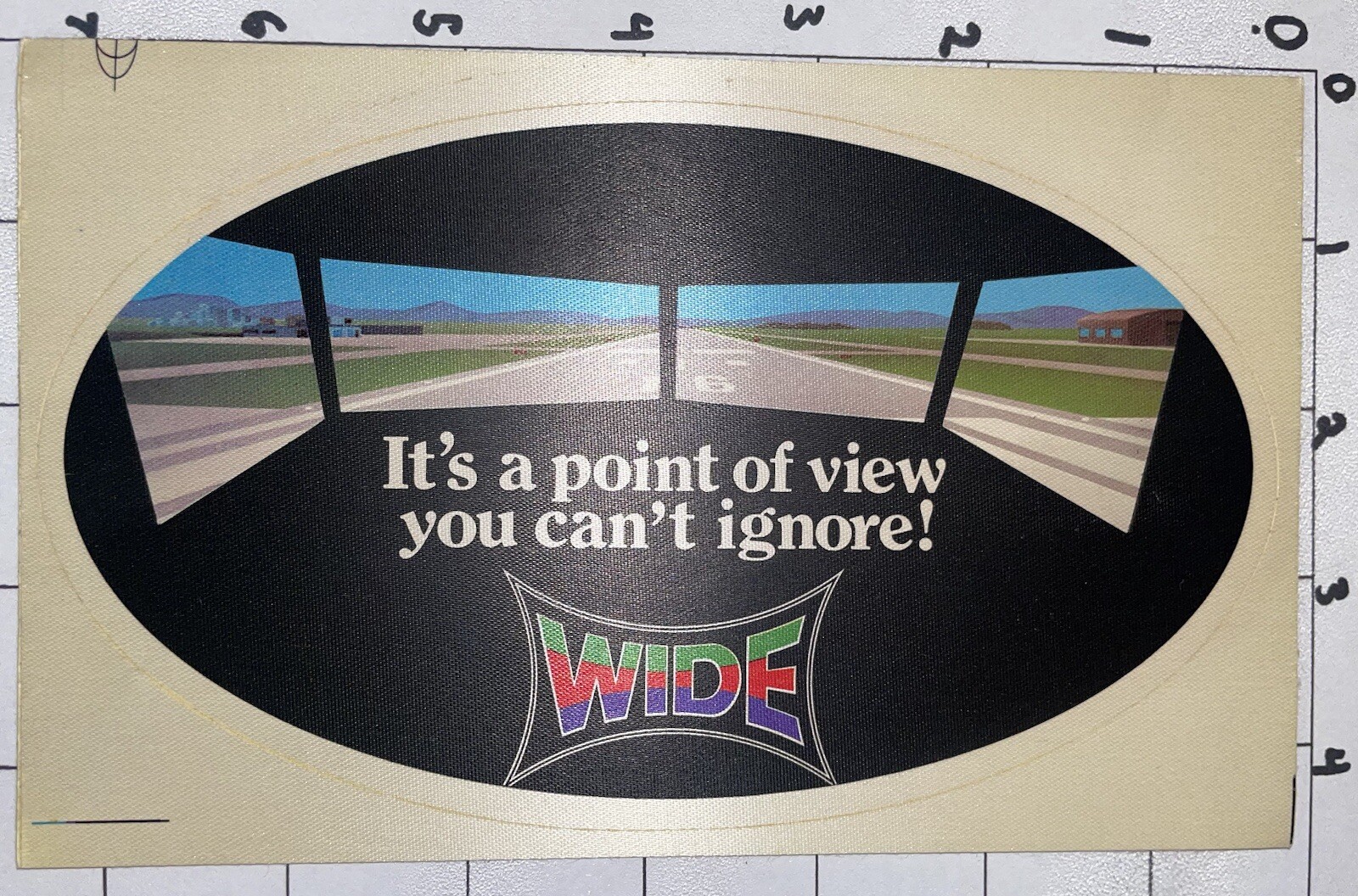 Vintage Aviation WIDE It’s A Point Of View You Can’t Ignore Decal /   Sticker