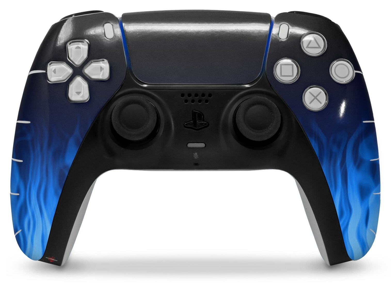 Skin Sony PS5 Controller Fire Blue