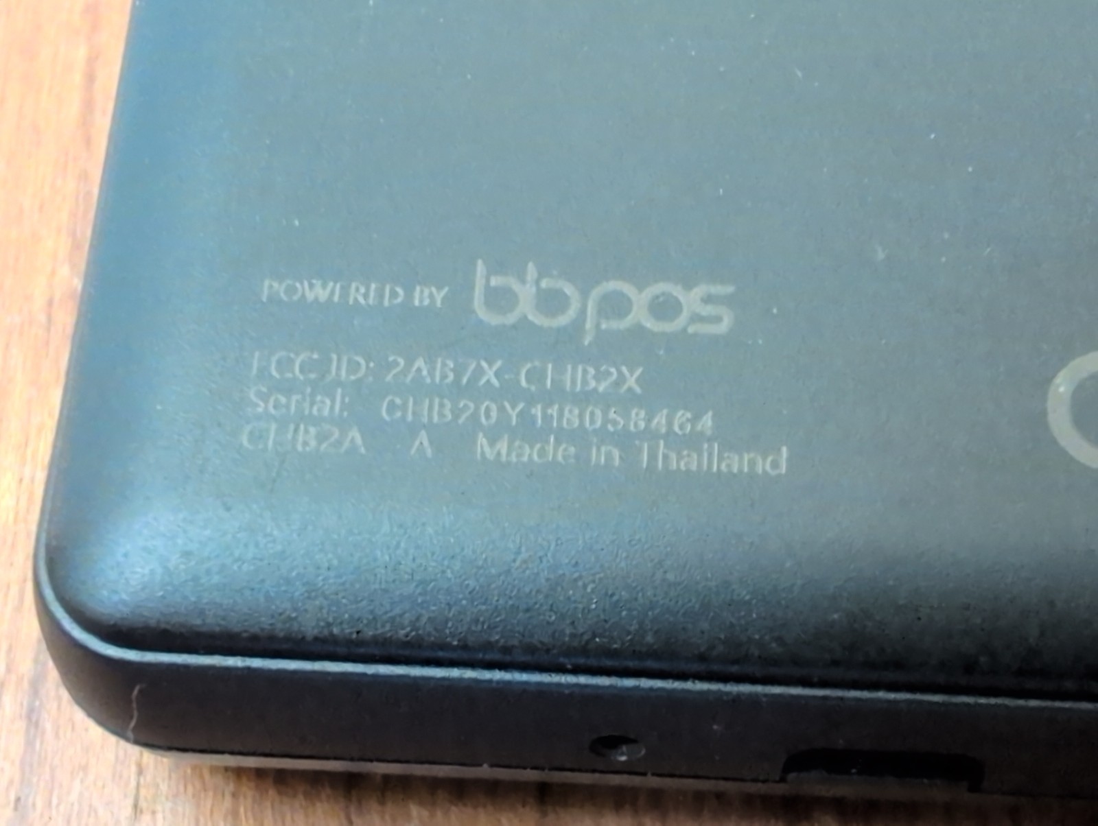 BBPOS Card Reader CHB2A - Ships Fast! Tested Works with Cable READ