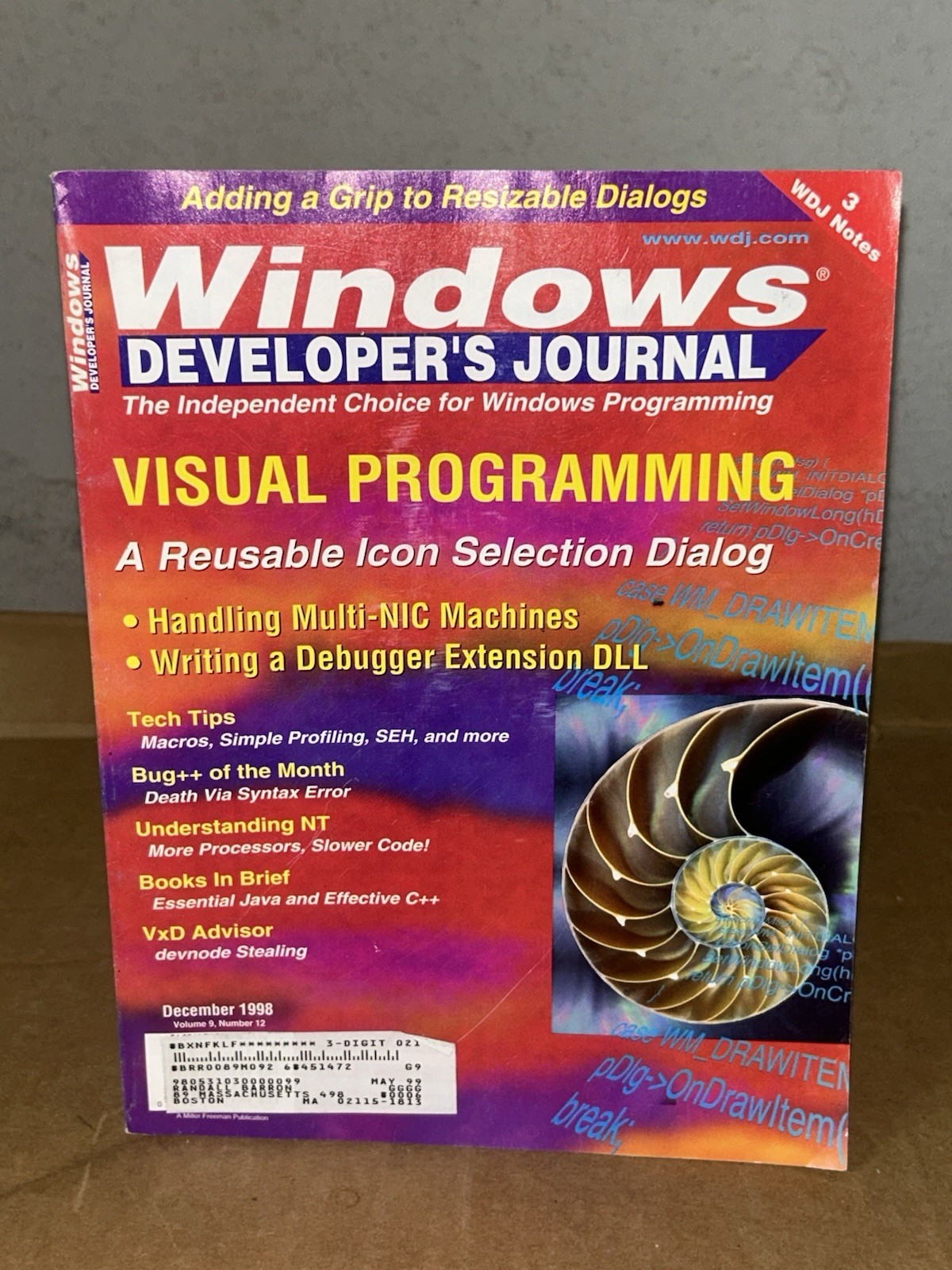 Windows Developer Journal 1998 Visual Programming: Multi-NIC Machines & Debugger