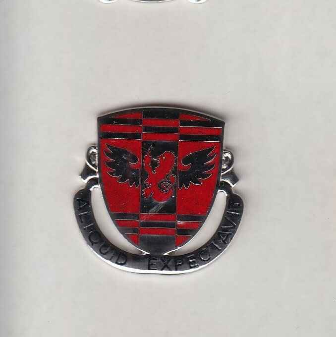 US Army 864th Engineer Bn DUI crest badge clutchback c/b V-21