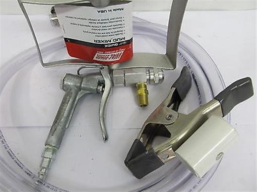Temp-Coat Insulation Applicator Kit, Quick Gun, Suction Hose, Clamp & Mixing Att