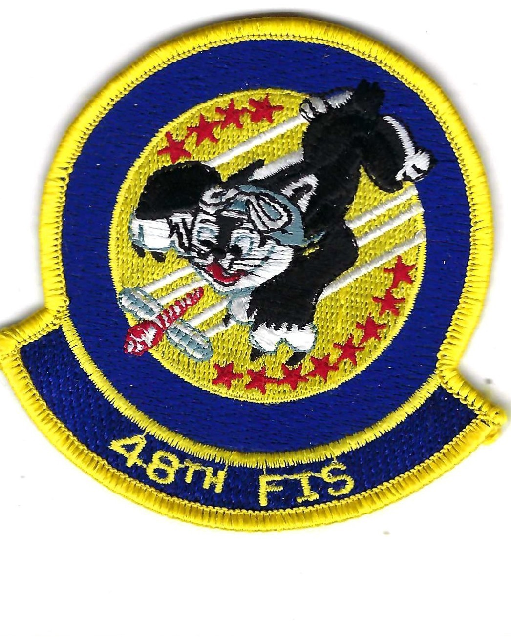PATCH USAF 448TH FIS FIGHTER INTERCEPTOR SQ LANGLEY AFB    JT-61