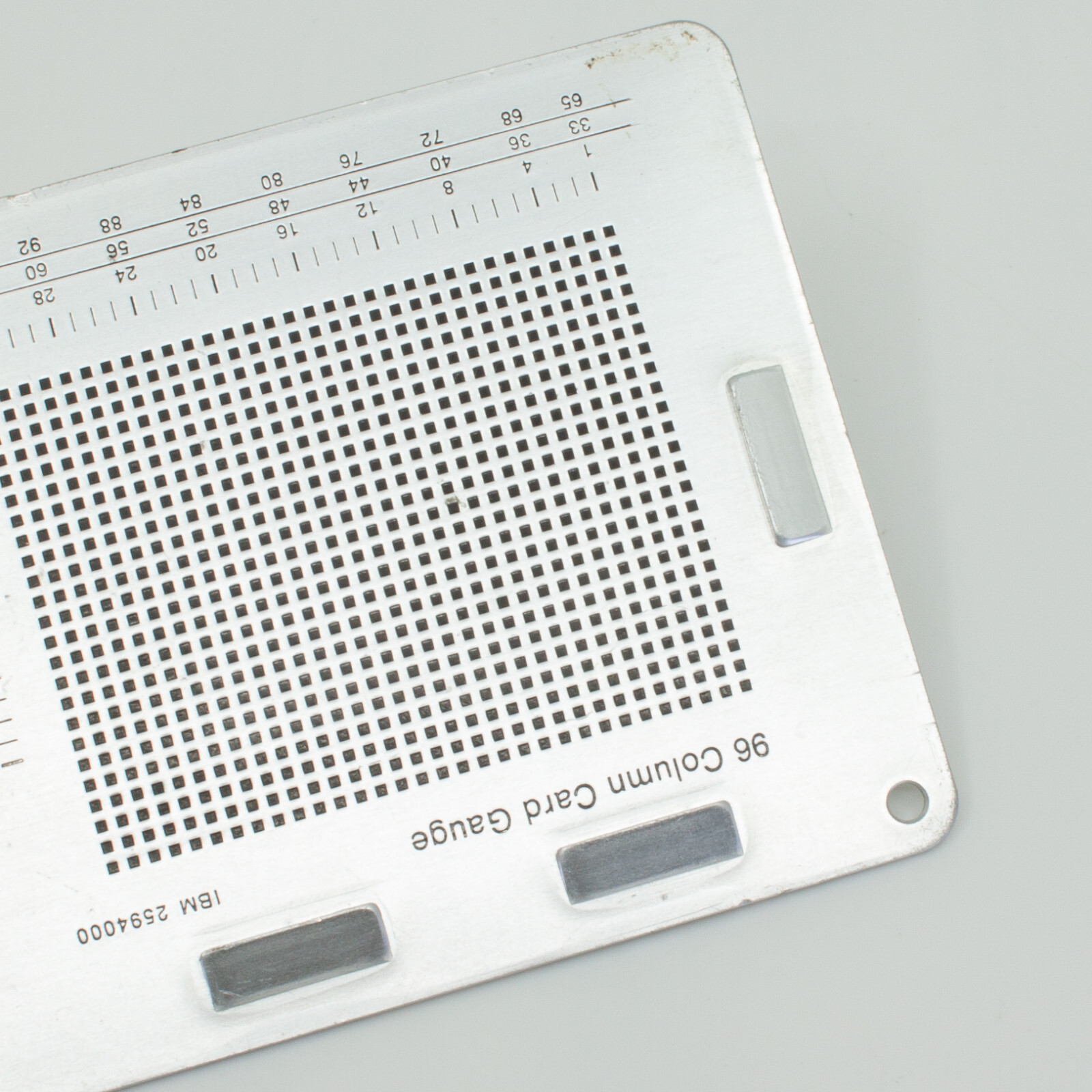 IBM 2594000 - 96 Column Punch Card Gauge