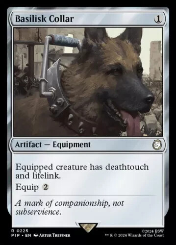 Basilisk Collar - 225 - NM - Universes Beyond: Fallout - MTG