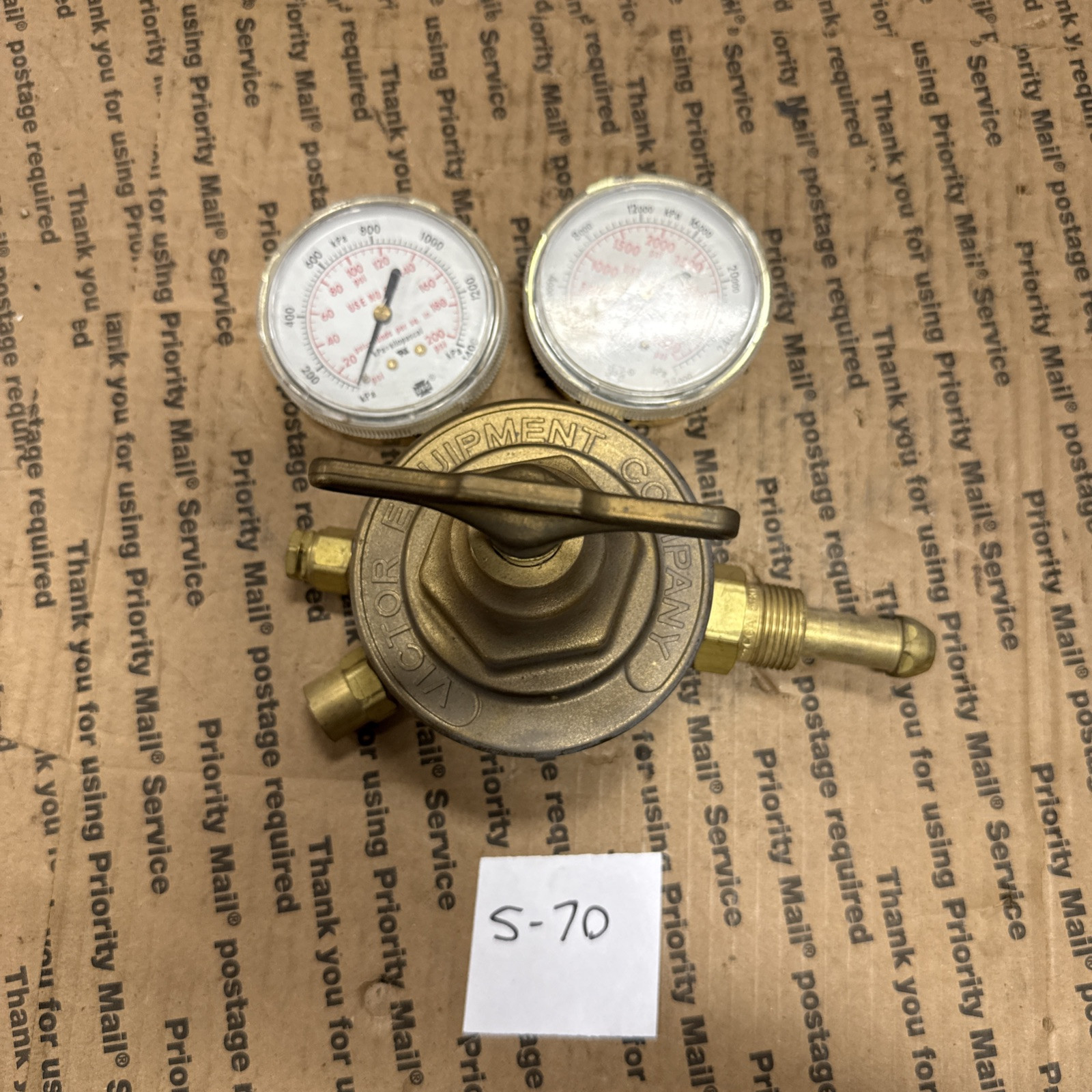 Victor Equipment Company Comprised Gas Regulator . SR 4500. Max 3000 PSIG New