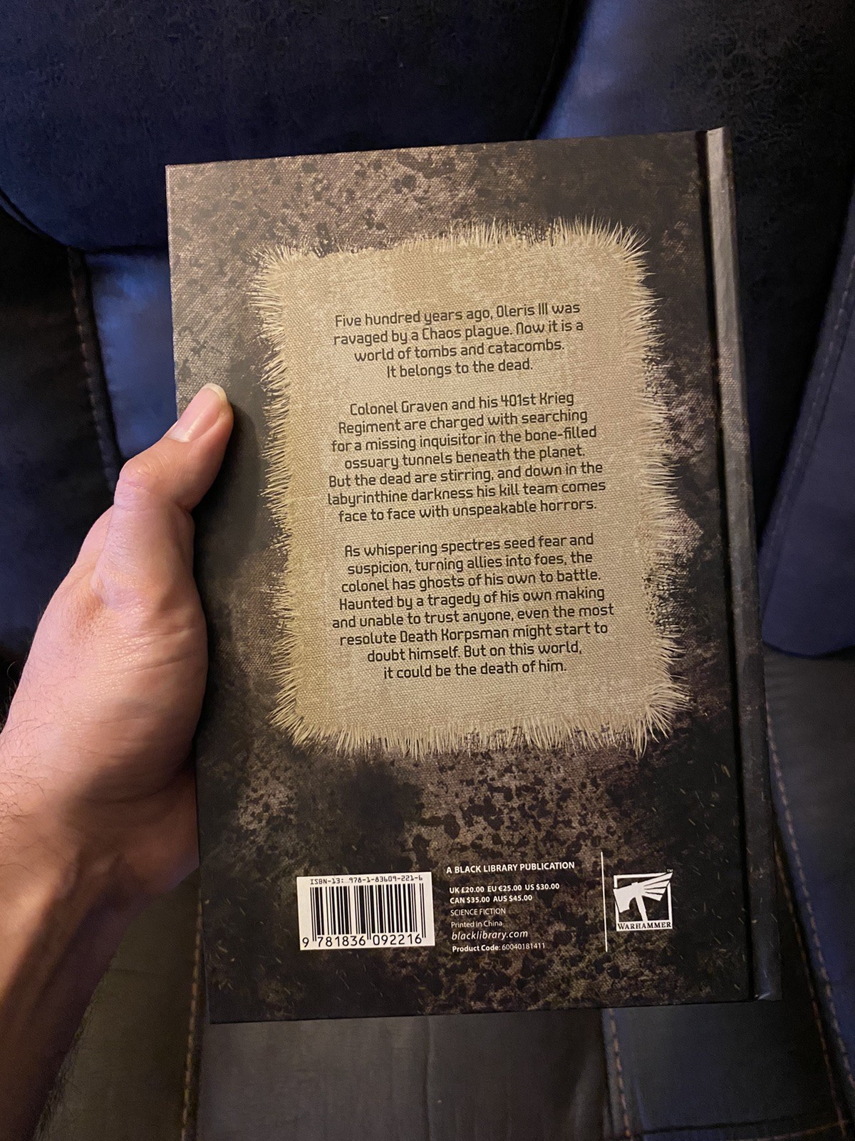 The Relentless Dead (Hardcover) Black Library Warhammer 40k Book New - IN HAND