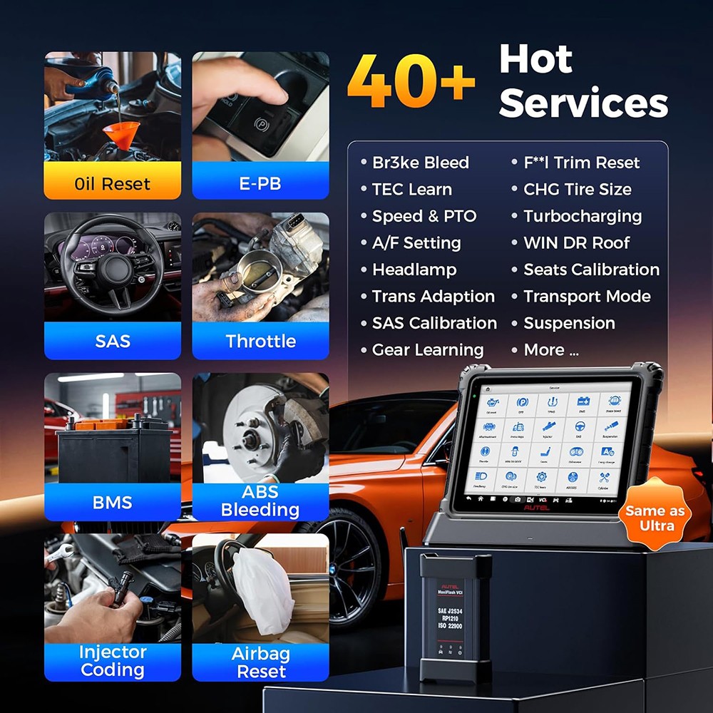 2026 Autel MaxiSys ULTRA Lite MS919 Diagnostic Scanner Advanced VCI Programming