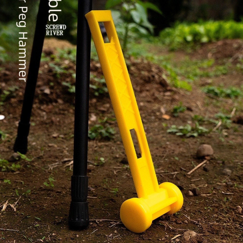 Camping Peg Hammer Lightweight for Tent Stakes with Comfortable Handle Design