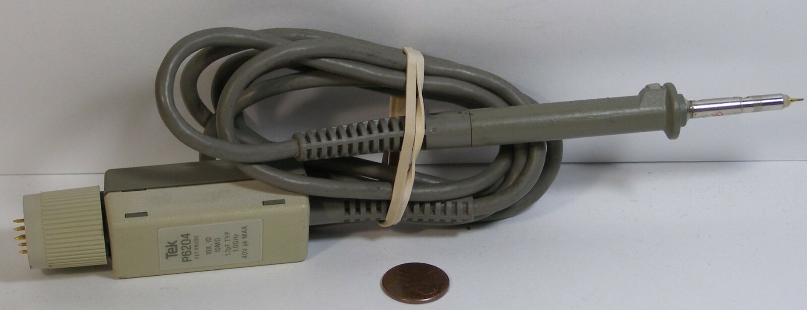 TEKTRONIX P6204 FET PROBE 10X ID 10Mohm 1.7pF 1GHz MISSING PARTS AS-IS