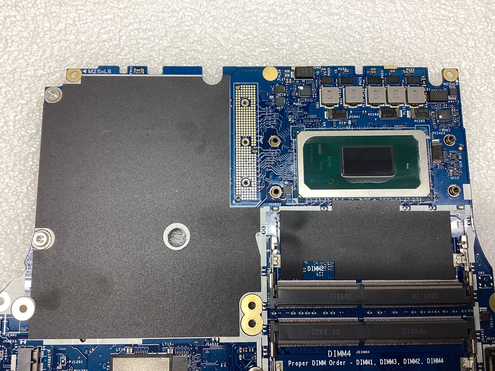 System board for HP ZBook Fury 15 G8 Intel i7-11800H 2.30 GHz CPU PN# M87577-001