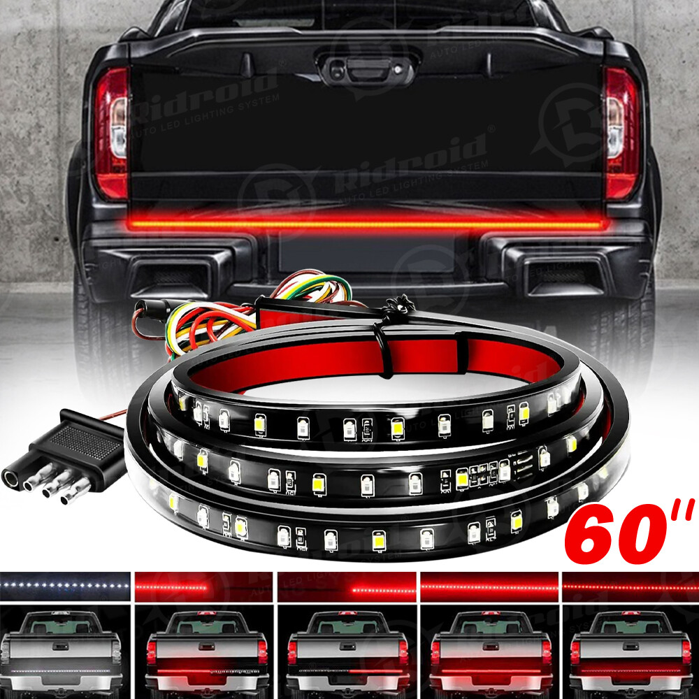 60" inch Tailgate LED Light Bar Brake Reverse Strip For Chevrolet Silverado 1500