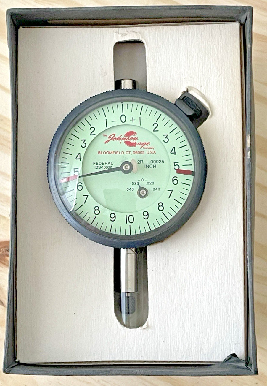 Federal / Johnson Gage Dial Indicator VINTAGE