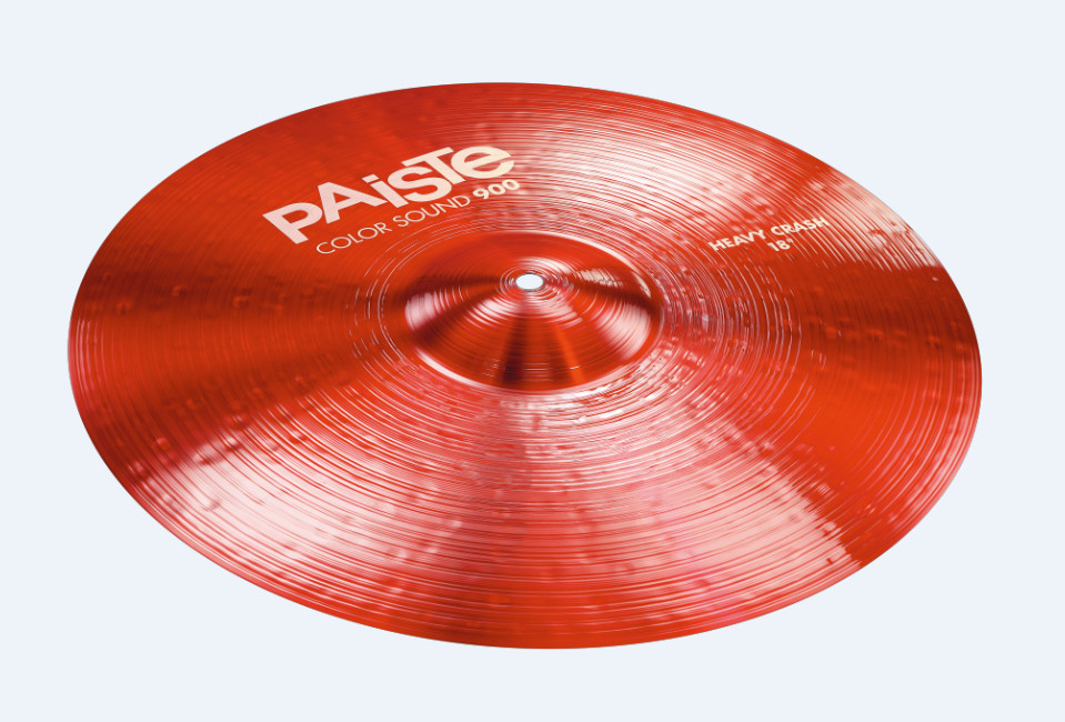 Paiste Color Sound 900 Red 18" Heavy Crash Cymbal/Brand New/Model # CY0001922818