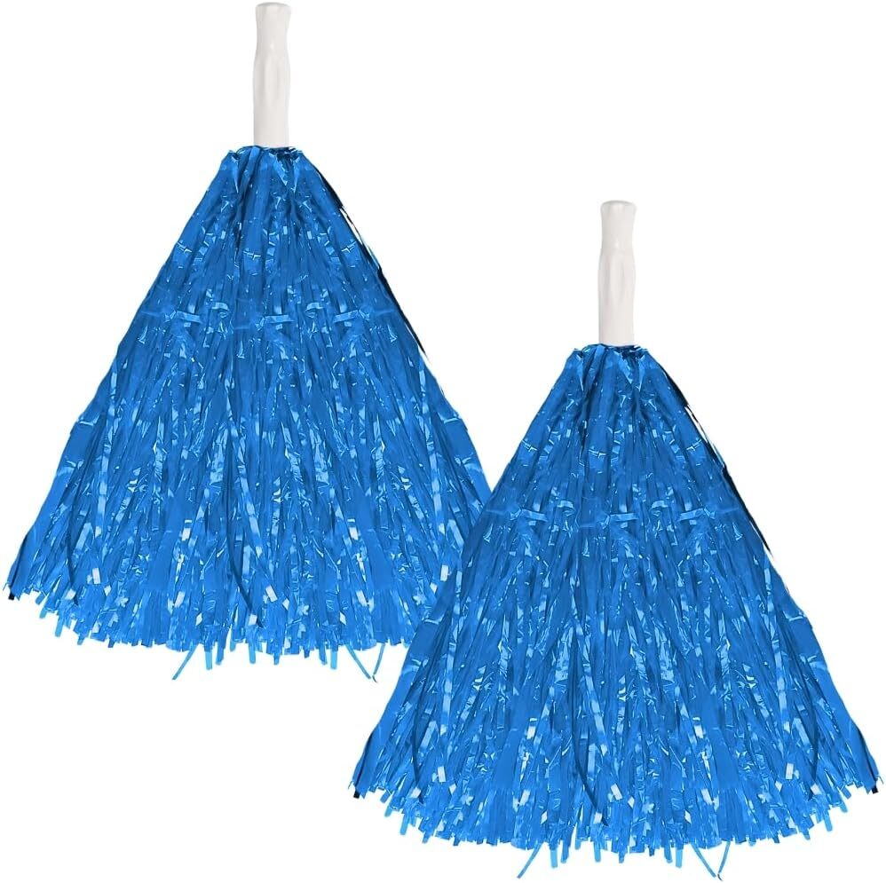 Pom Poms Cheerleader Fancy Dress Up Halloween Child Costume Accessory 11 COLORS