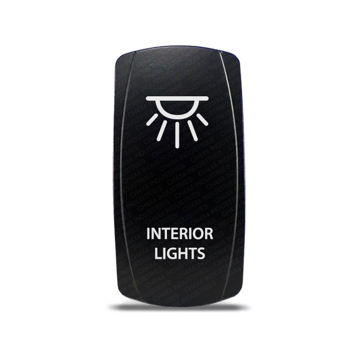 CH4X4 Marine Rocker Switch Interior Lights Symbol