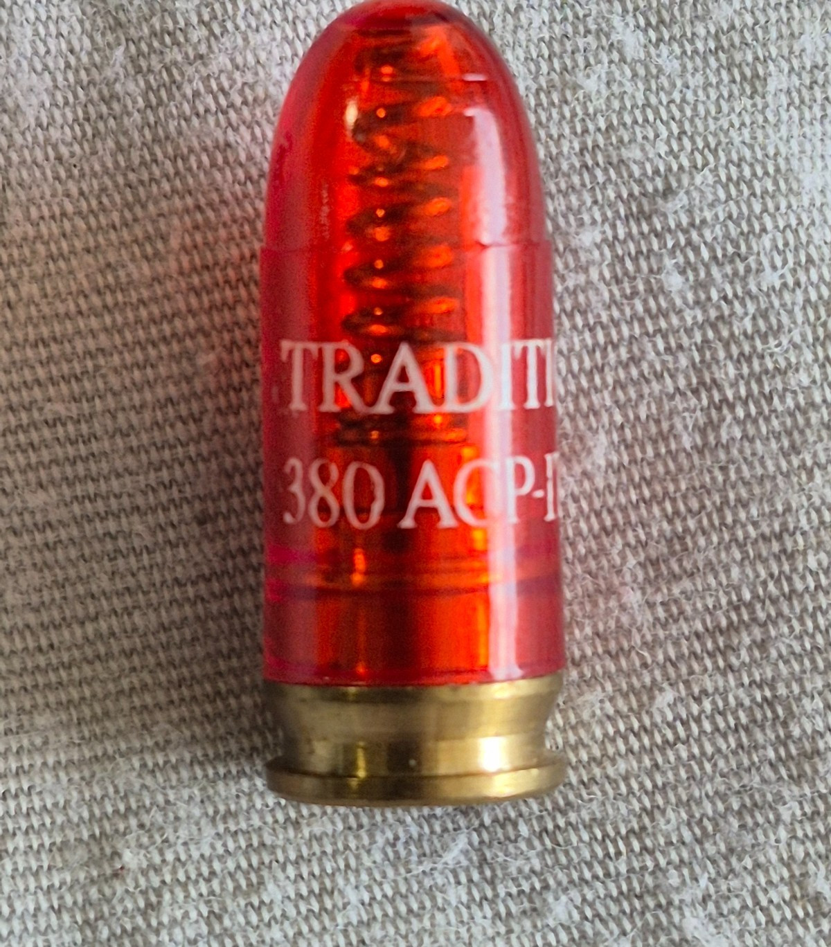 A-ZOOM 380 ACP Traditions Plastic Snap Cap USED  Inert Dummy Rounds  16