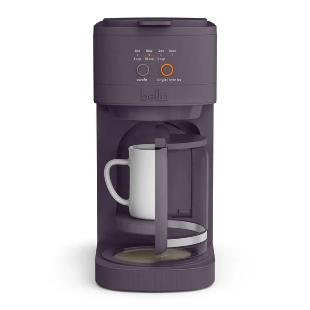Bella VersaBrew 2-in-1 Coffee Maker, Single Serve or up to 12 Cups *NEW Open Box