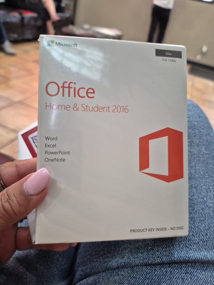 Microsoft Office 2016 Home And Student 1 Mac 2016 No Disc