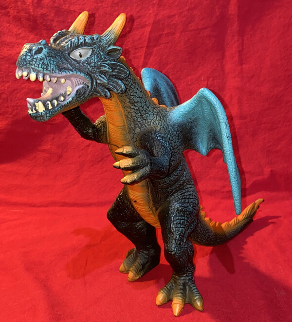 Soft Plush/vinyl Dragon dinosaur Pterodactyl 17" figure 2018 Walmart