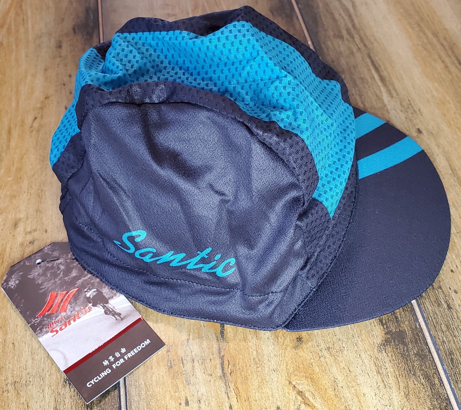 Santic Helmet Liner Cap Breathable Sweat Absorbent Green One Size NWT