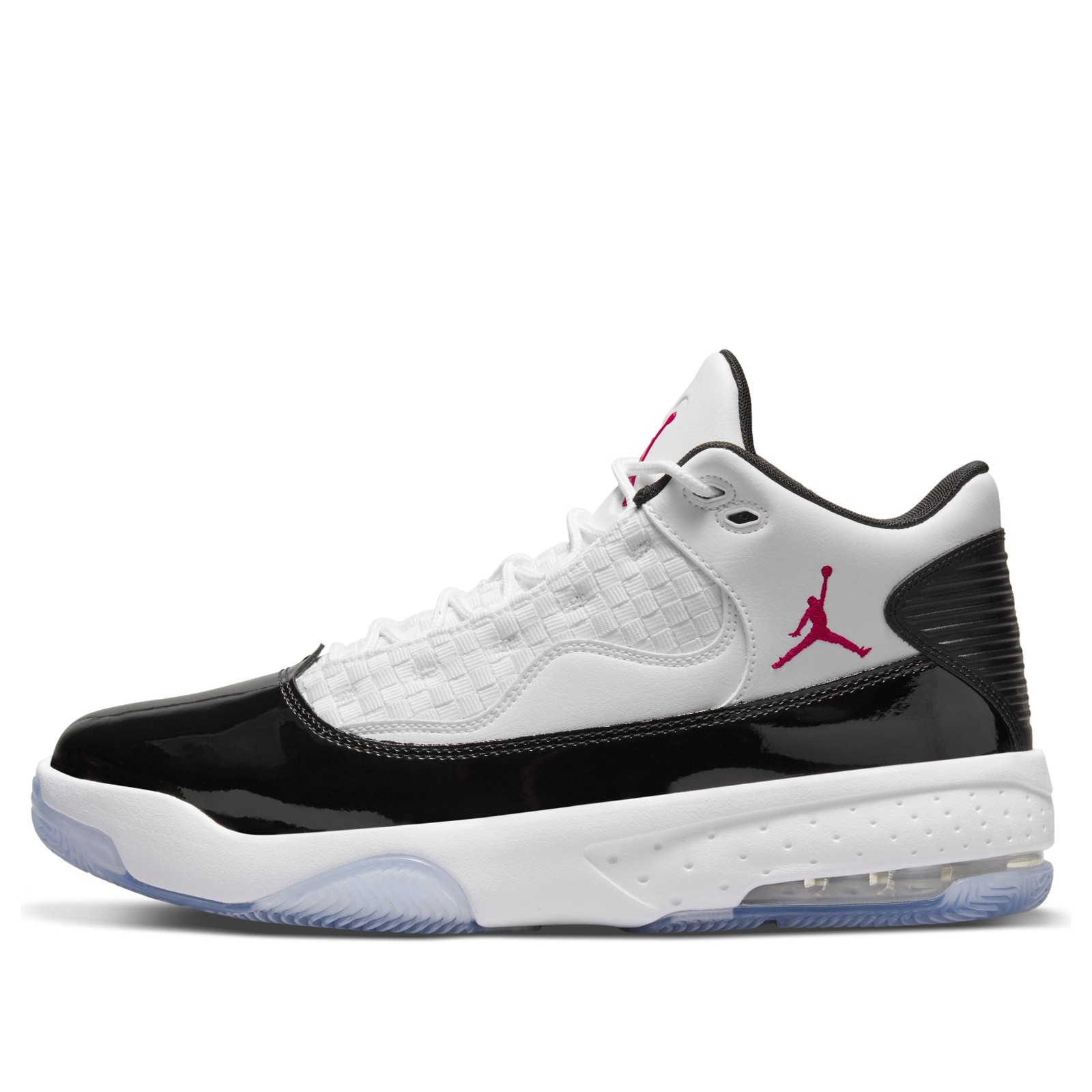 Nike Air Jordan Max Aura 2 White Black Gym Red Nby CK6636-102 Men's