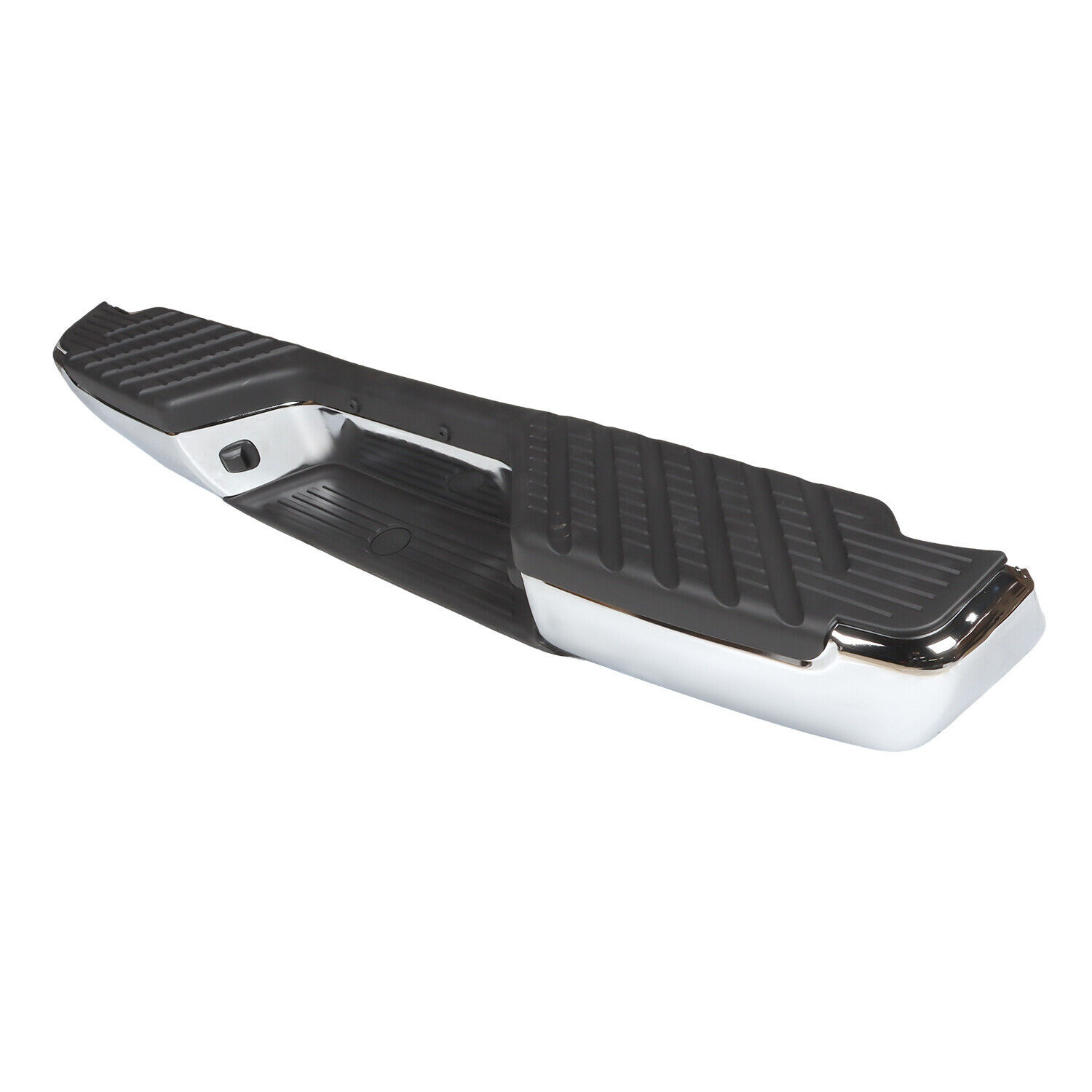 Complete Chrome Rear Step Bumper Assembly For 1998-2004 Nissan Frontier - Steel