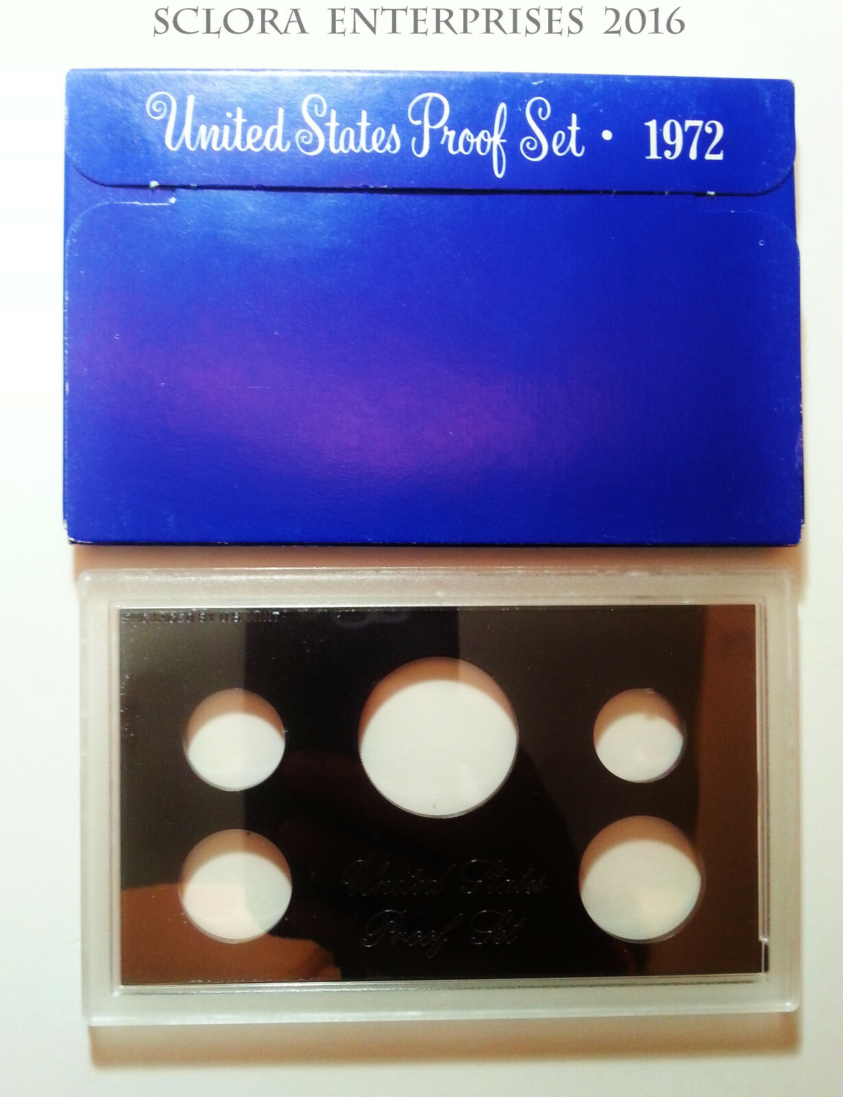 1972 Proof Set Box & Lens ONLY
