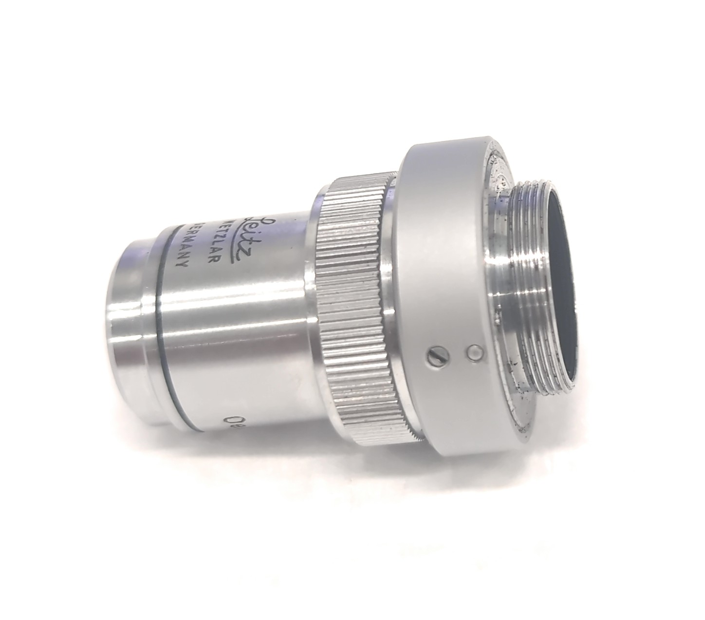 Leitz Wetzlar Oel 125/1.30 P Microscope Objective Lens RMS Thread