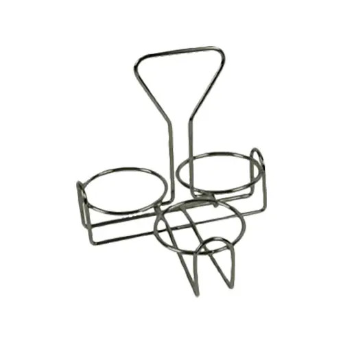Thunder Group SLCJH003 3 Compartment Stainless Steel Condiment Rack