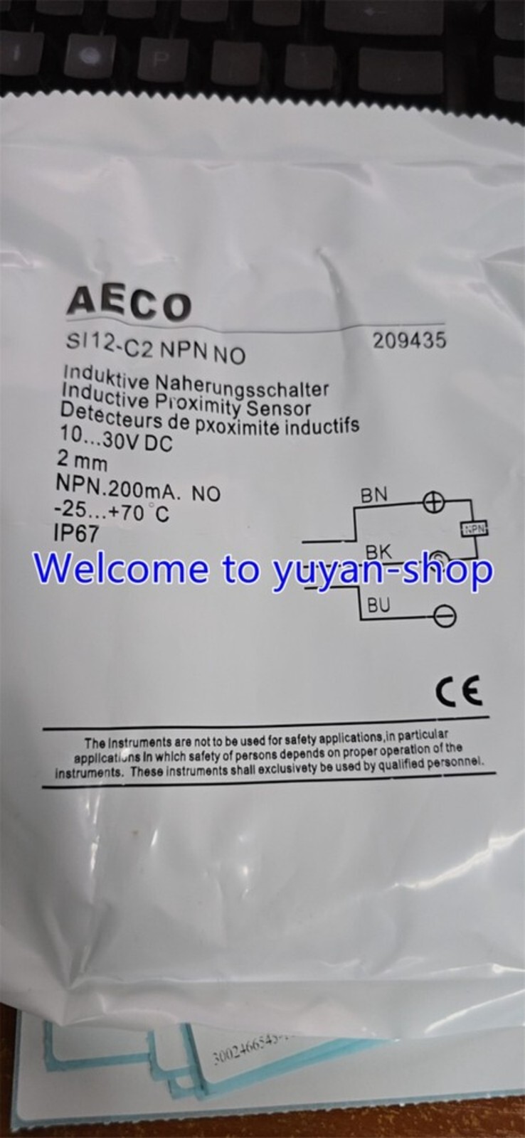1PC New FOR Inductive Proximity Sensor SI12-C2 NPN NO