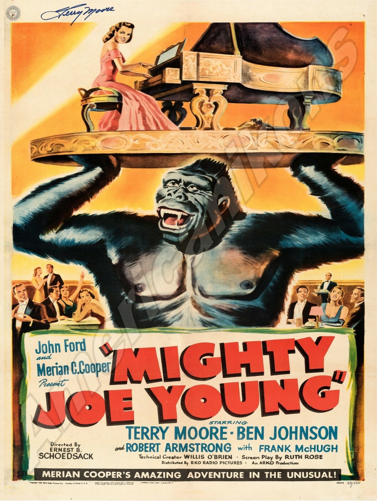 Mighty Joe Young Movie NEW Metal Sign: Great for your Movie Room