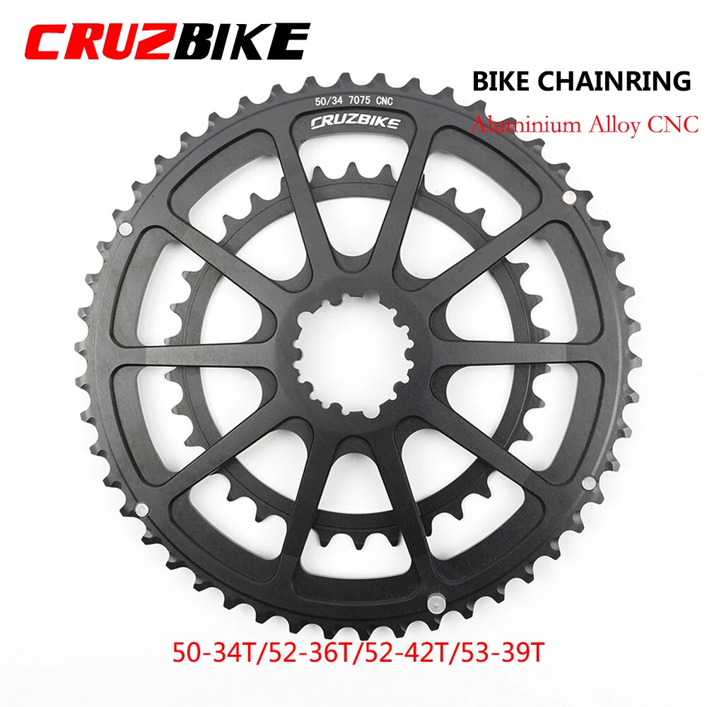 Track Road Chainwheel 50-34/52-36/52-42/53-39T Double Chainring Bike Accessories