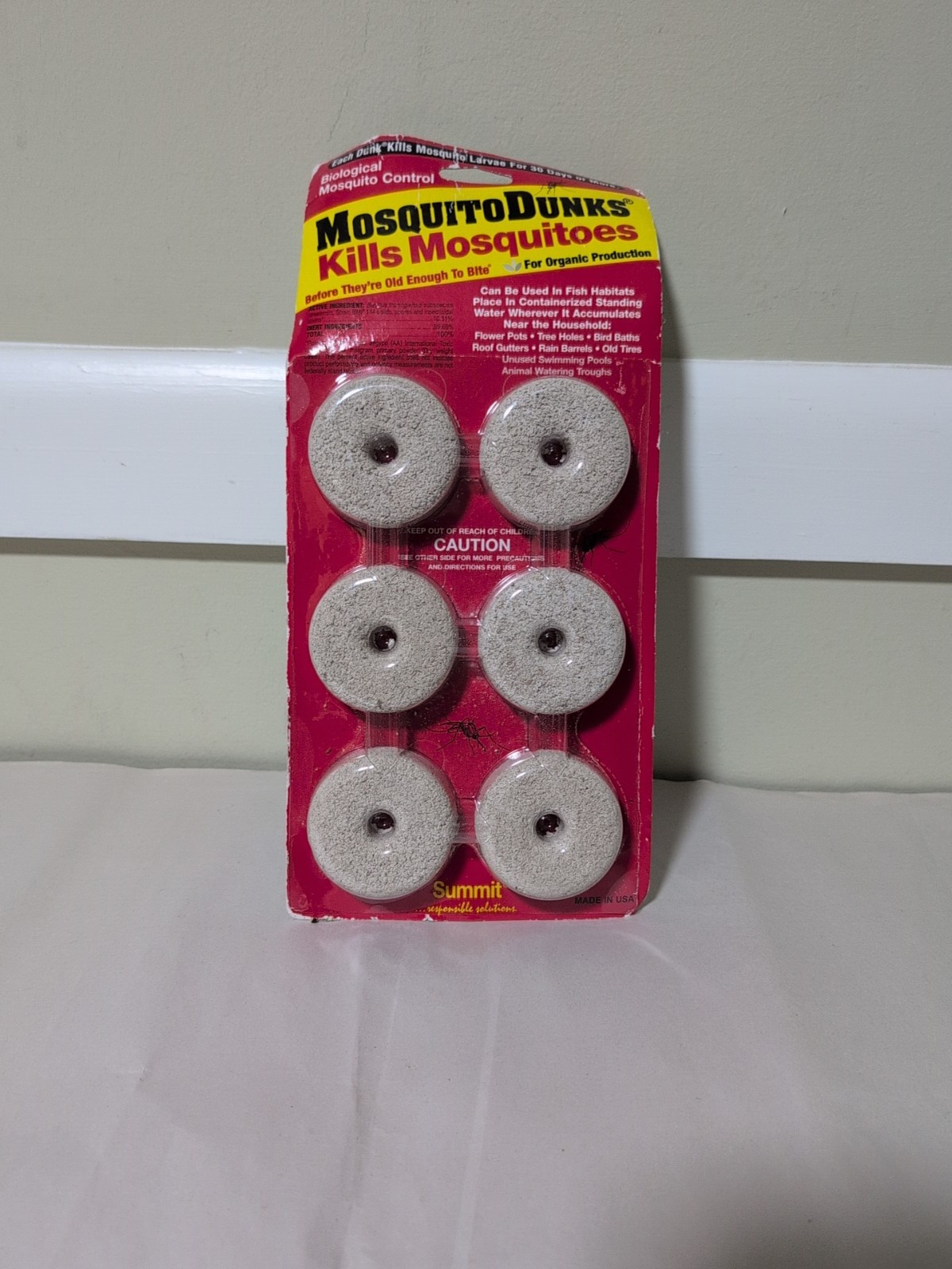 Summit Mosquito Dunks Floating Pod Kill Biologically Safe Method 6 pack