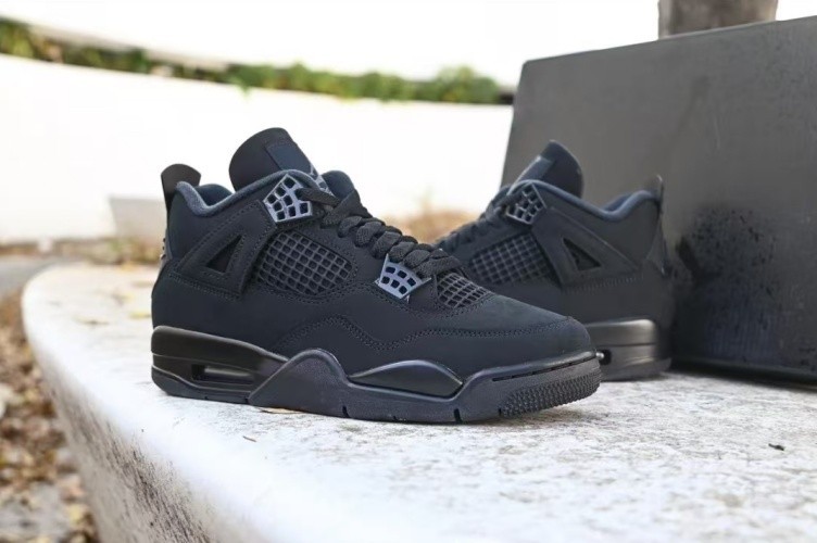 2025 Black Cat Air Jordan 4 Retri Mid Top Size 7-12