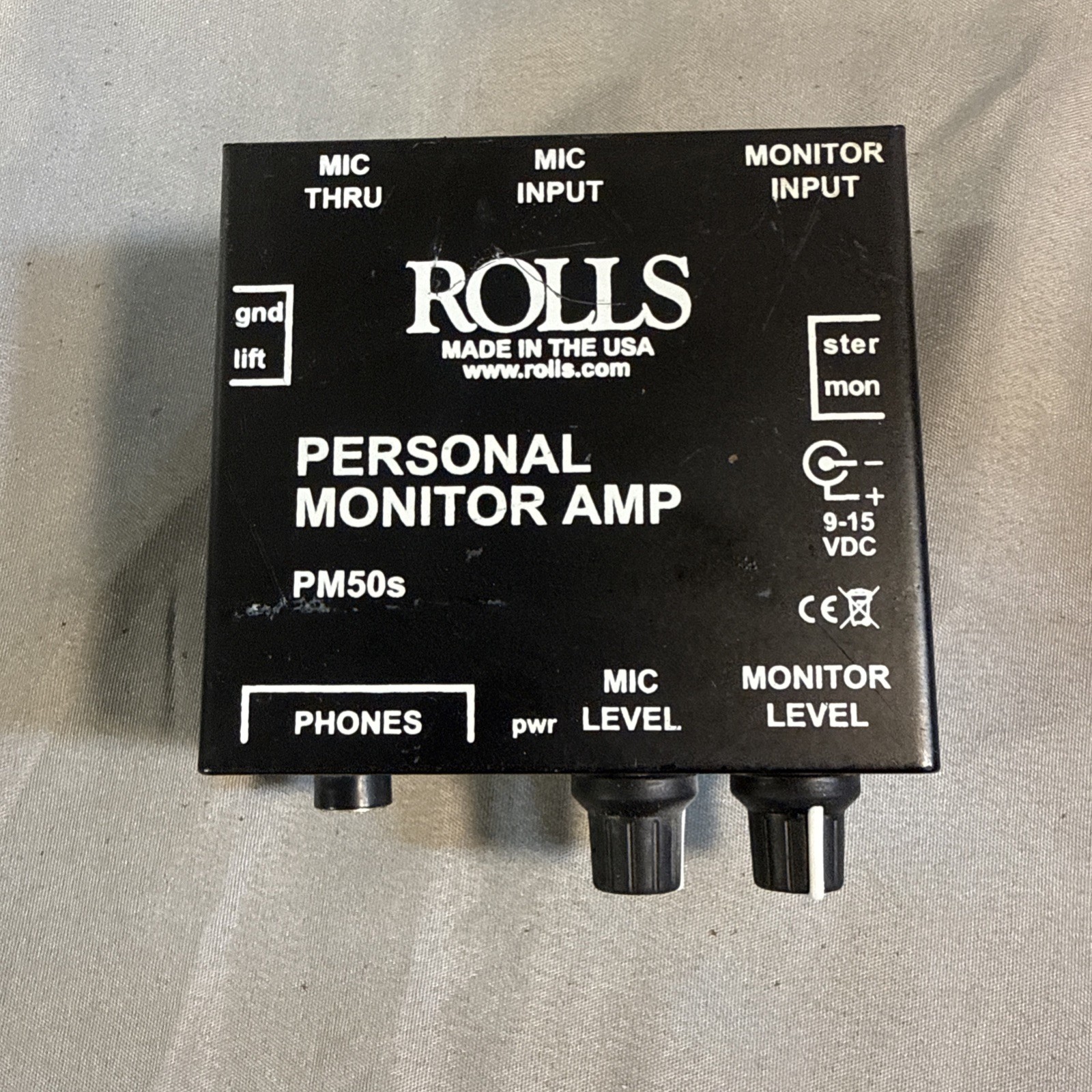 Rolls PM50s Personal Monitor Amp.   *CLEAN* No cables Included / Multi Discounts