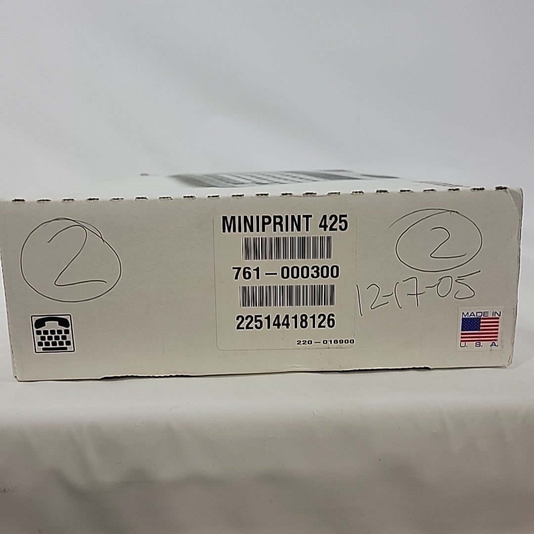 Ultratec Miniprint 425 TTY HEARING IMPAIRED DEVICE