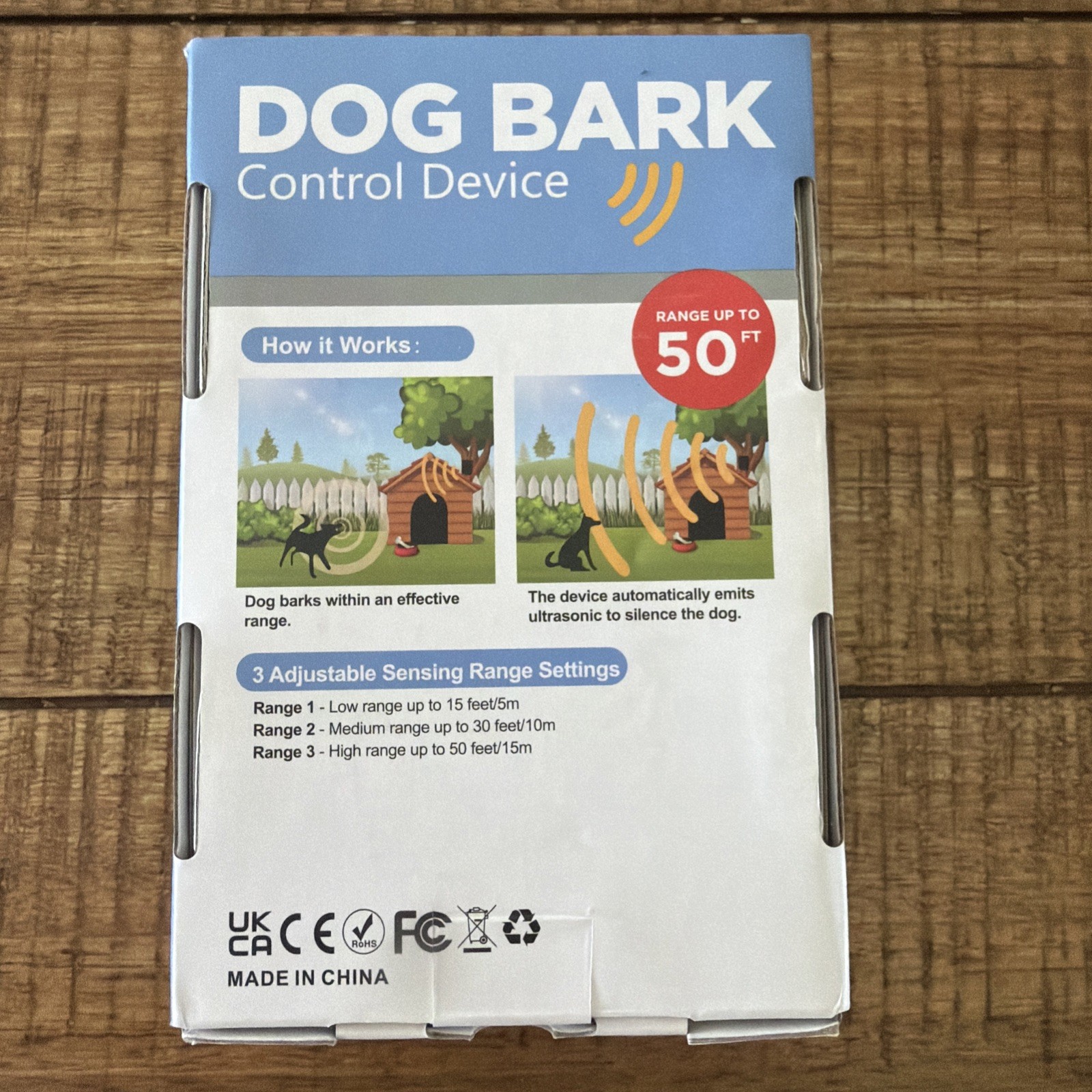 The DOG BARK Control Device