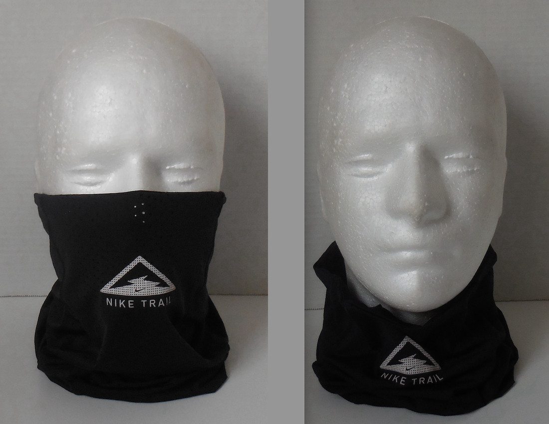 Nike Dri-Fit Trail Wrap Neck Face Black/White !