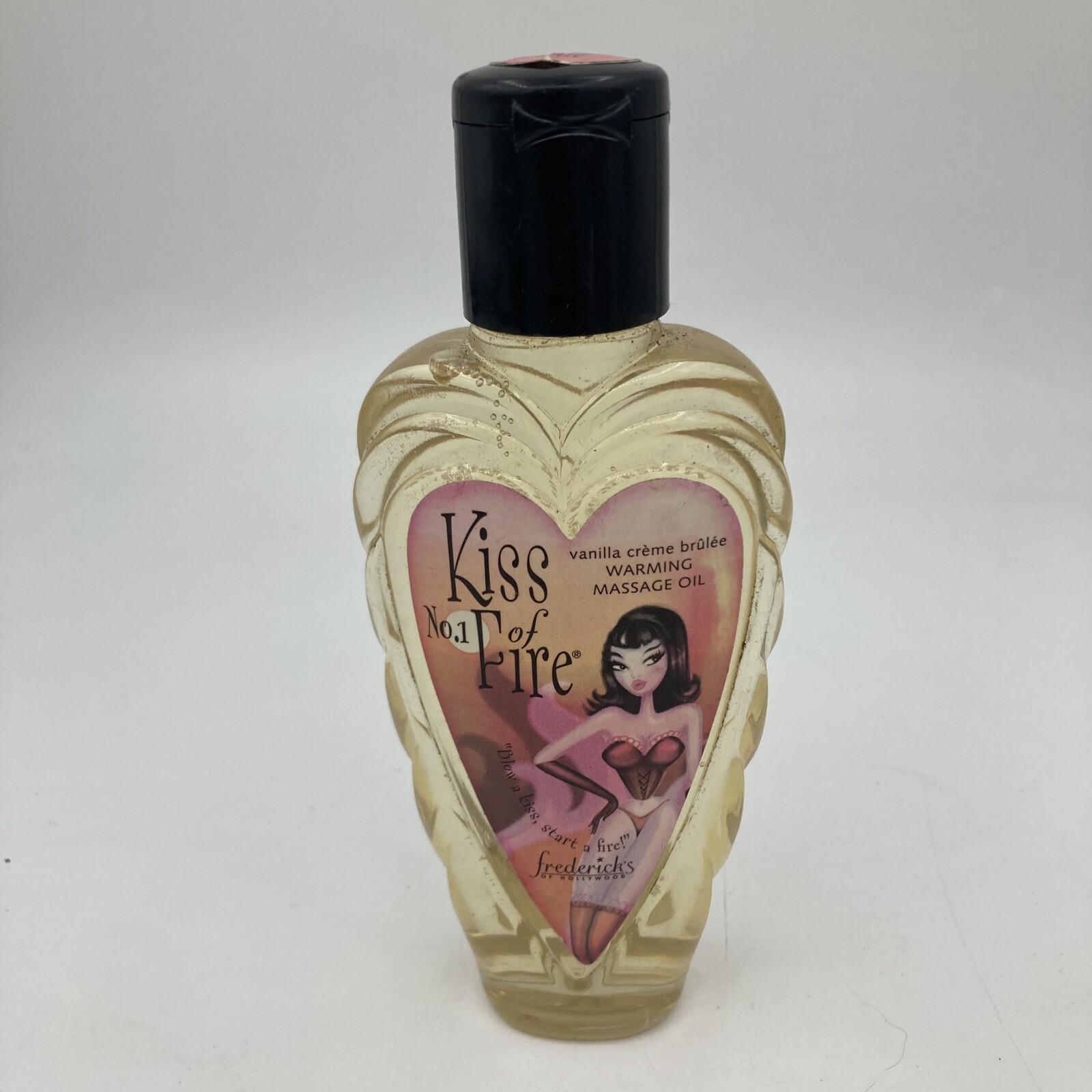 Fredericks Of Hollywood Kiss Of Fire Warming Massage Oil Vanilla Crème Brûlée