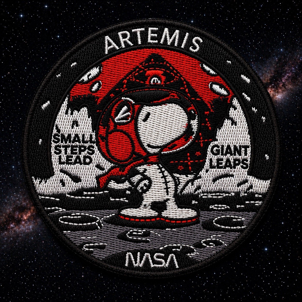 NASA ARTEMIS MOON CAMPAIGN SPACE PATCH - 3.5”