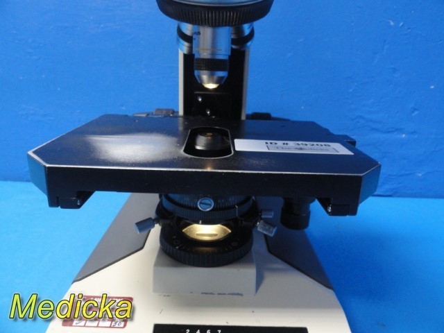 Olympus BH-2 Lab Microscope w/ Trinocular Head, 3 Objectives, Stage ~ 39208