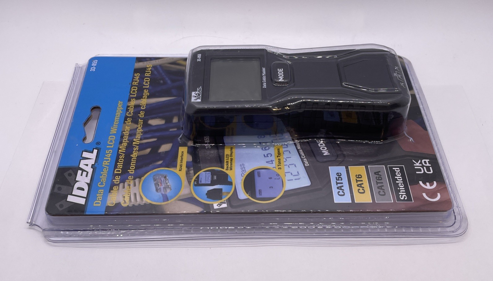Ideal Electrical Data Cable/RJ45 LCD Wiremapper 33-855