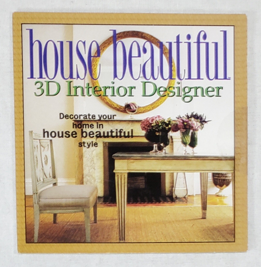 House Beautiful 3D Interior Design (2002, CD-ROM, Macmillan) NEW/SEALED
