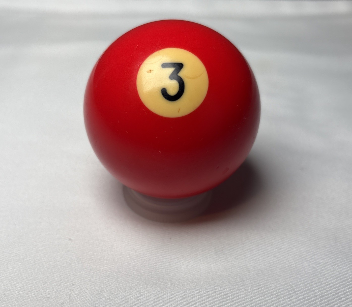 Vintage Bakelite Solid Red #3 Ball Billiard Pool Replacement 2 1/4" Standard