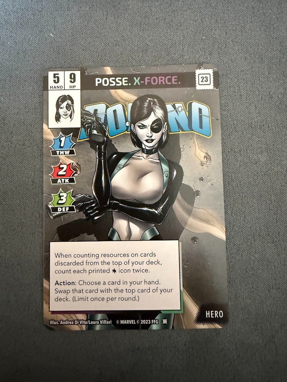 [Marvel Champions LCG] Domino - NeXt Evolution Promo Card - NM