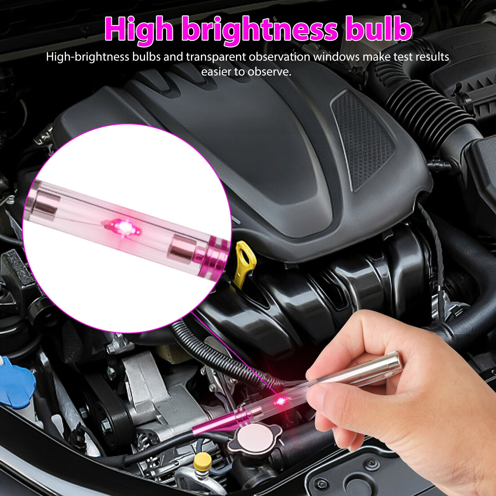 12V Vehicle Spark Tester Lgnition System Coil Engine Auto Diagnostic Test Tool