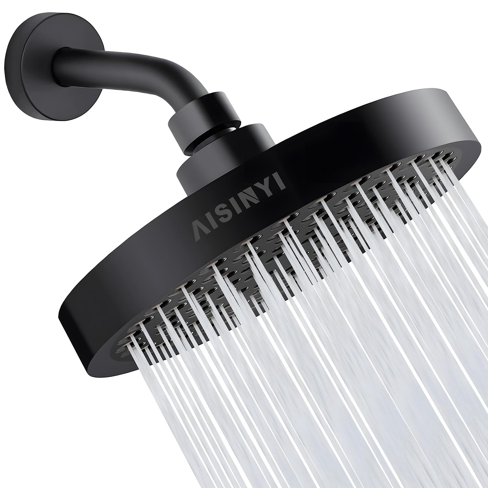 High Pressure Rainfall Shower Head 6 Inches Luxury Modern Showerhead With Adjust